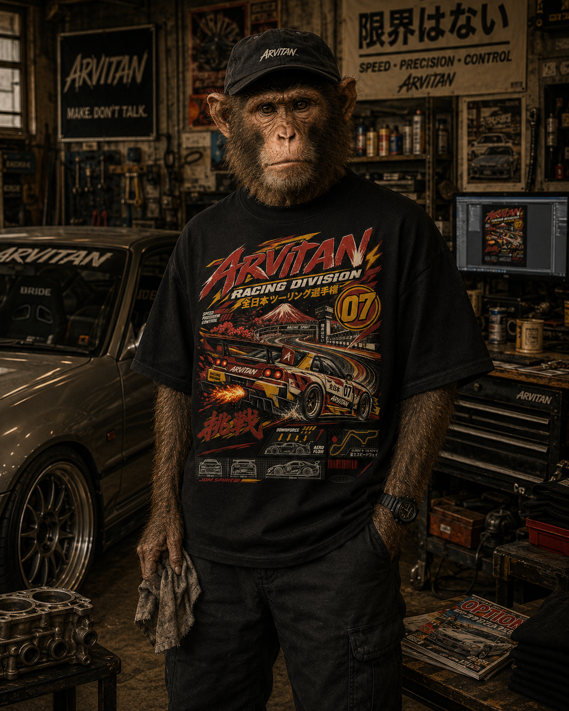 ARVITAN Racing Division 07 Oversized Classic T-Shirt
