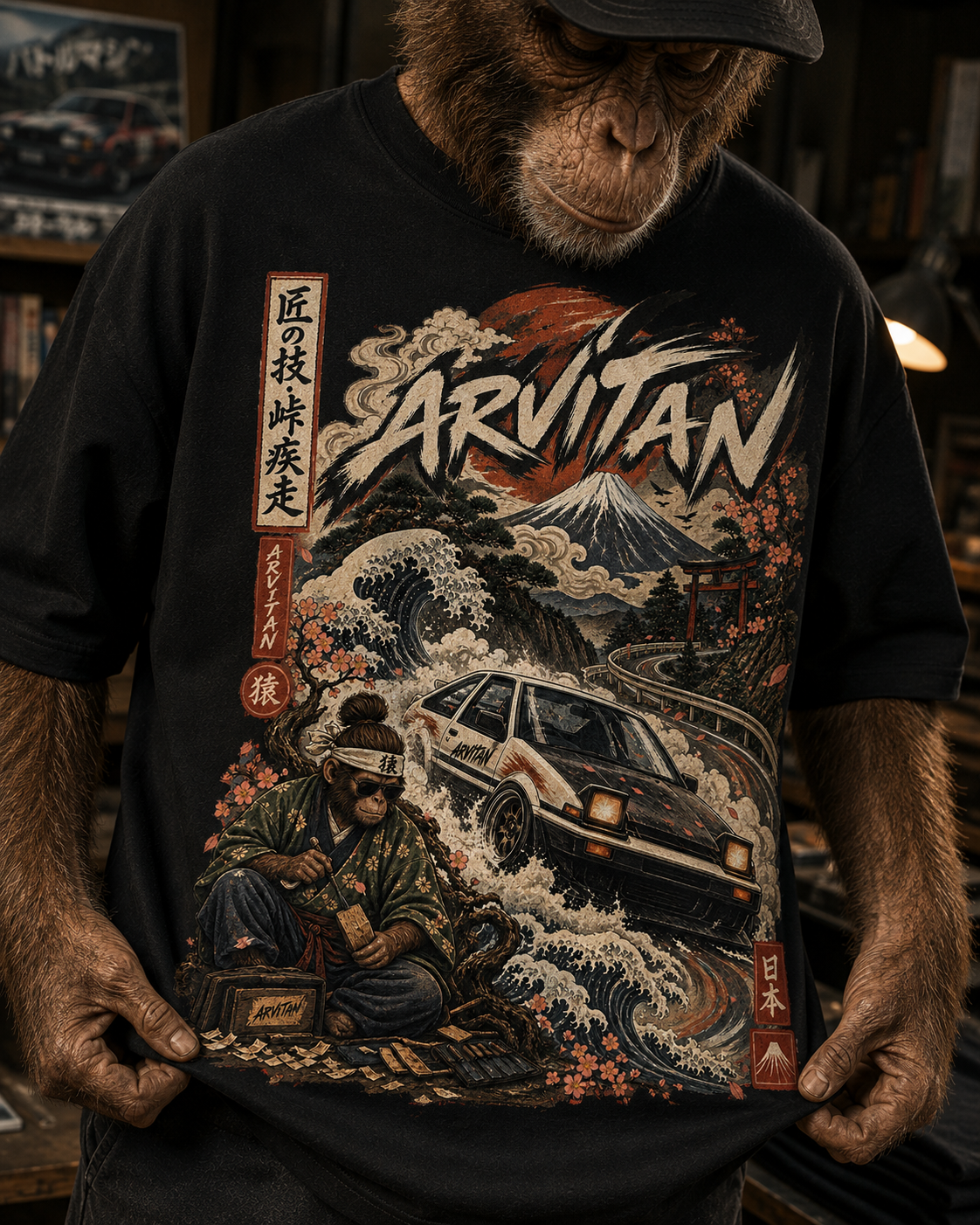 ARVITAN Touge Spirit 01 — Oversized T-Shirt
