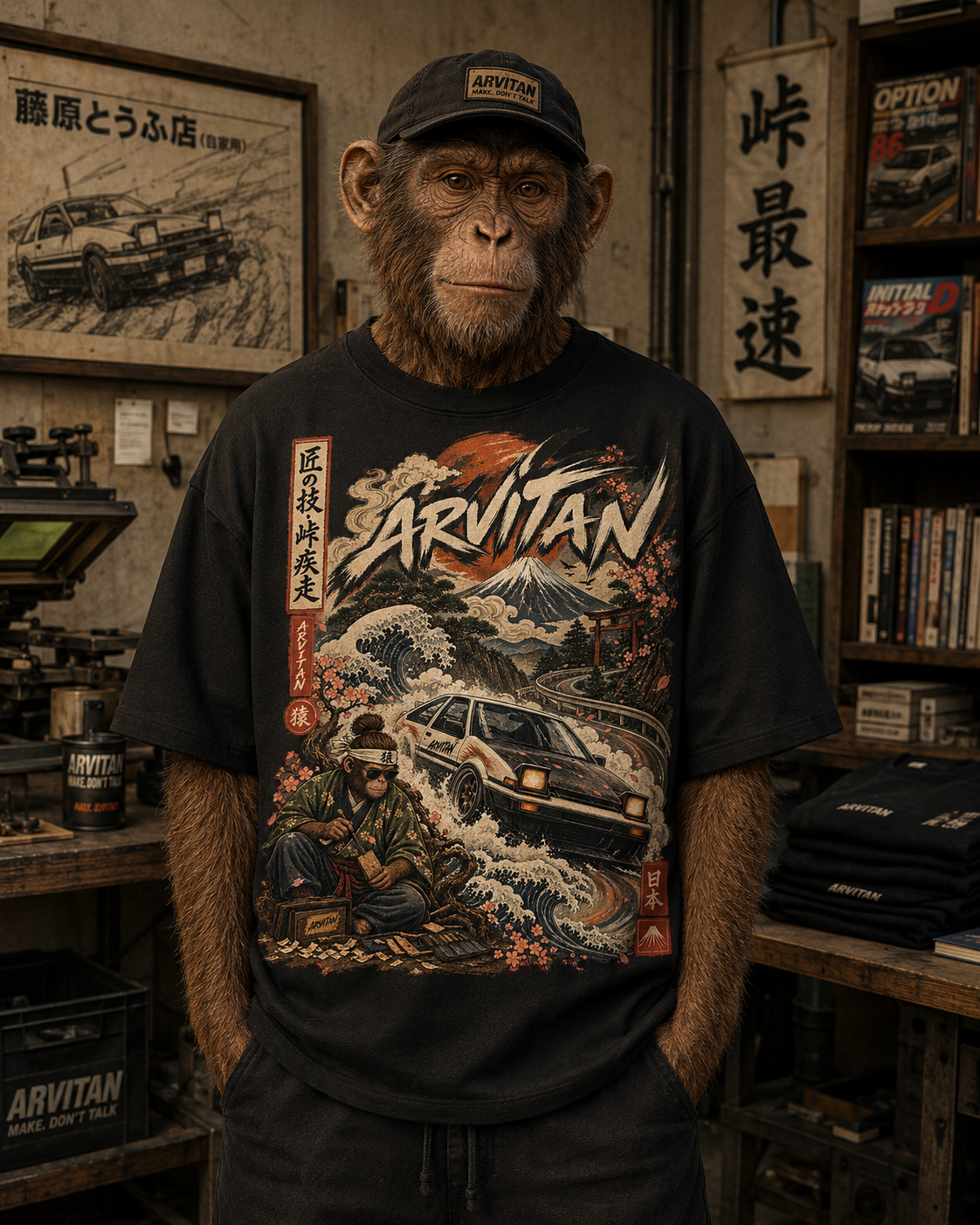 ARVITAN Touge Spirit 01 — Oversized T-Shirt