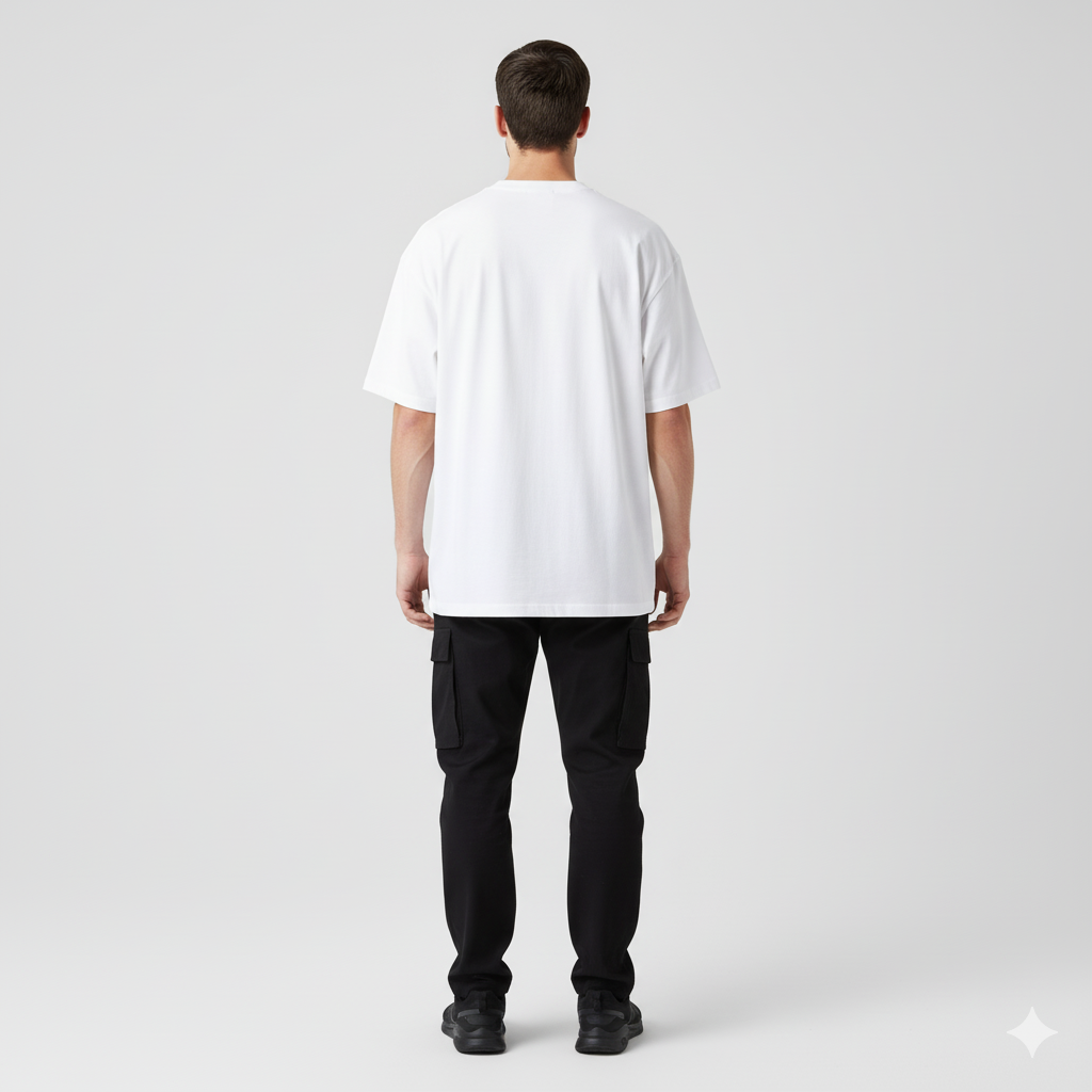 Manga Wolf T-Shirt | Oversized Heavyweight Tee | Arvitan