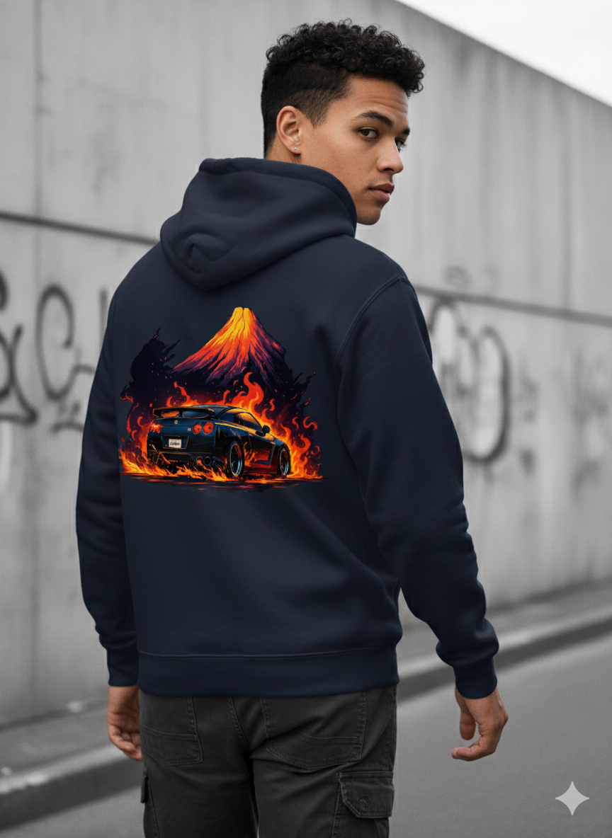 Volcano GTR Hoodie | JDM Graphic Hoodie | Arvitan