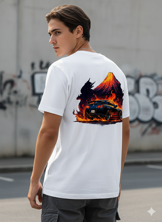 Volcano GTR Tee | JDM Graphic T-Shirt | Arvitan