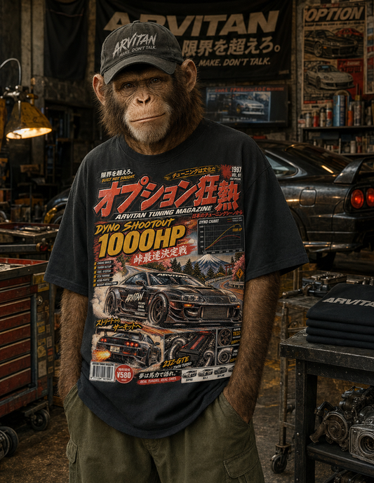 ARVITAN Dyno Shootout 1000HP — Oversized T-Shirt