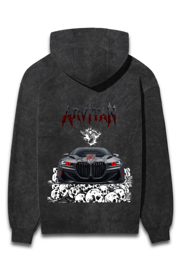 Arvitan Phantom Drive – Premium Acid Wash Hoodie